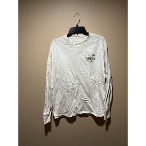 Aime Leon Dore ALD Fruit Long Sleeve Tee T Shirt L White New York Graphic Tee